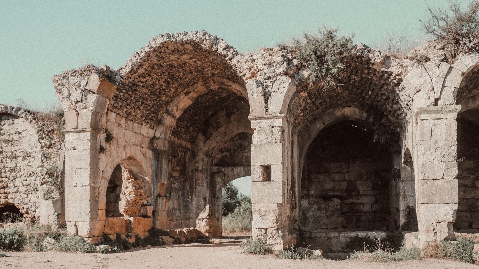 Aspendos'ta Heykel Grubu
